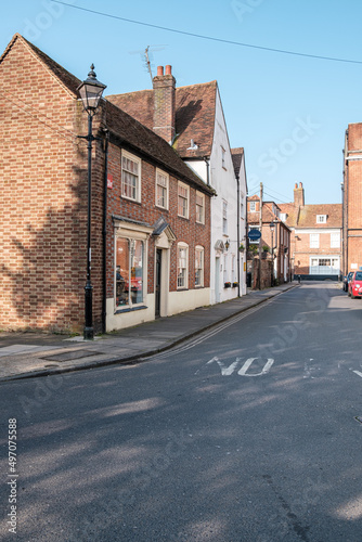 Streets and roads around Chichester, West Sussex, England