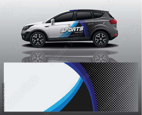 wrap car design template