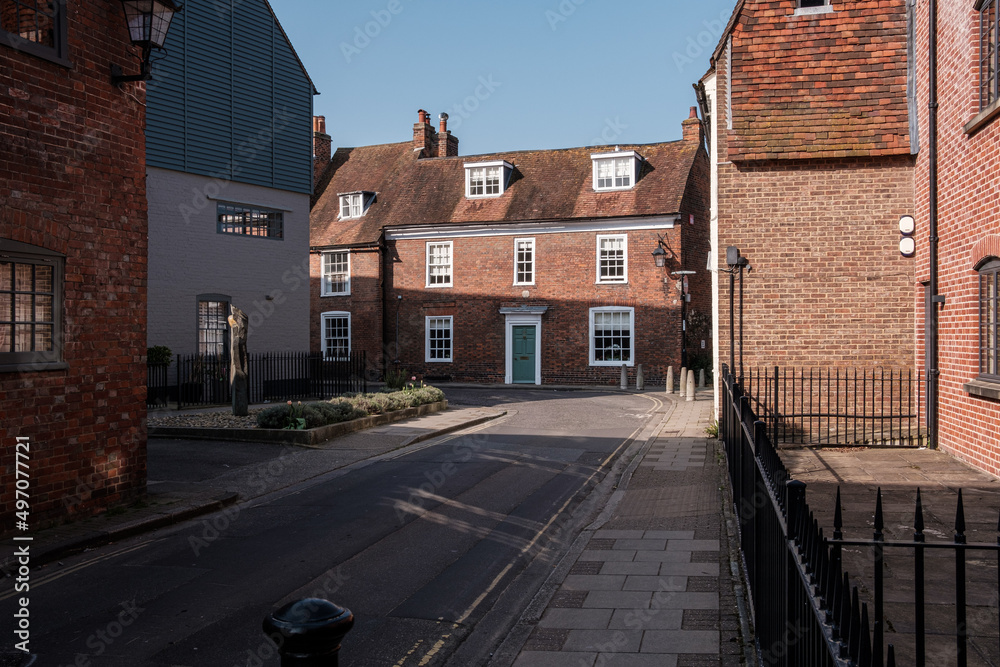 Streets and roads around Chichester, West Sussex, England Streets and roads around Chichester, West Sussex, England