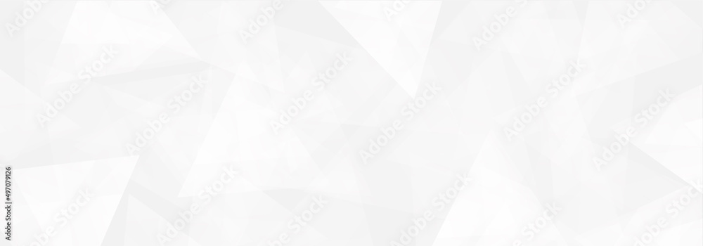Abstract geometric white and gray on light silver gradient background. Modern banner design. Vector Illustration Abstract geometric white and gray on light silver gradient background. Modern banner design. Vector Illustration