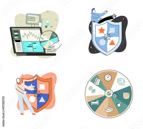 Confidence concept. Person has private conversation metaphor. Confidential communication. Trust property, reassuring partnerships, conviction. Protection of intellectual property. Confidential data