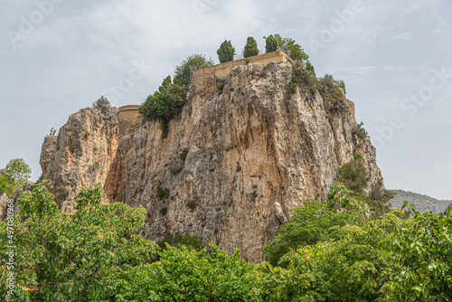 El Castell de Guadalest, municipality, declared a historic-artistic complex in 1974, province of Alicantei photo