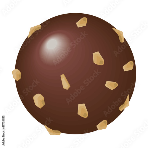 sphere of chocolate