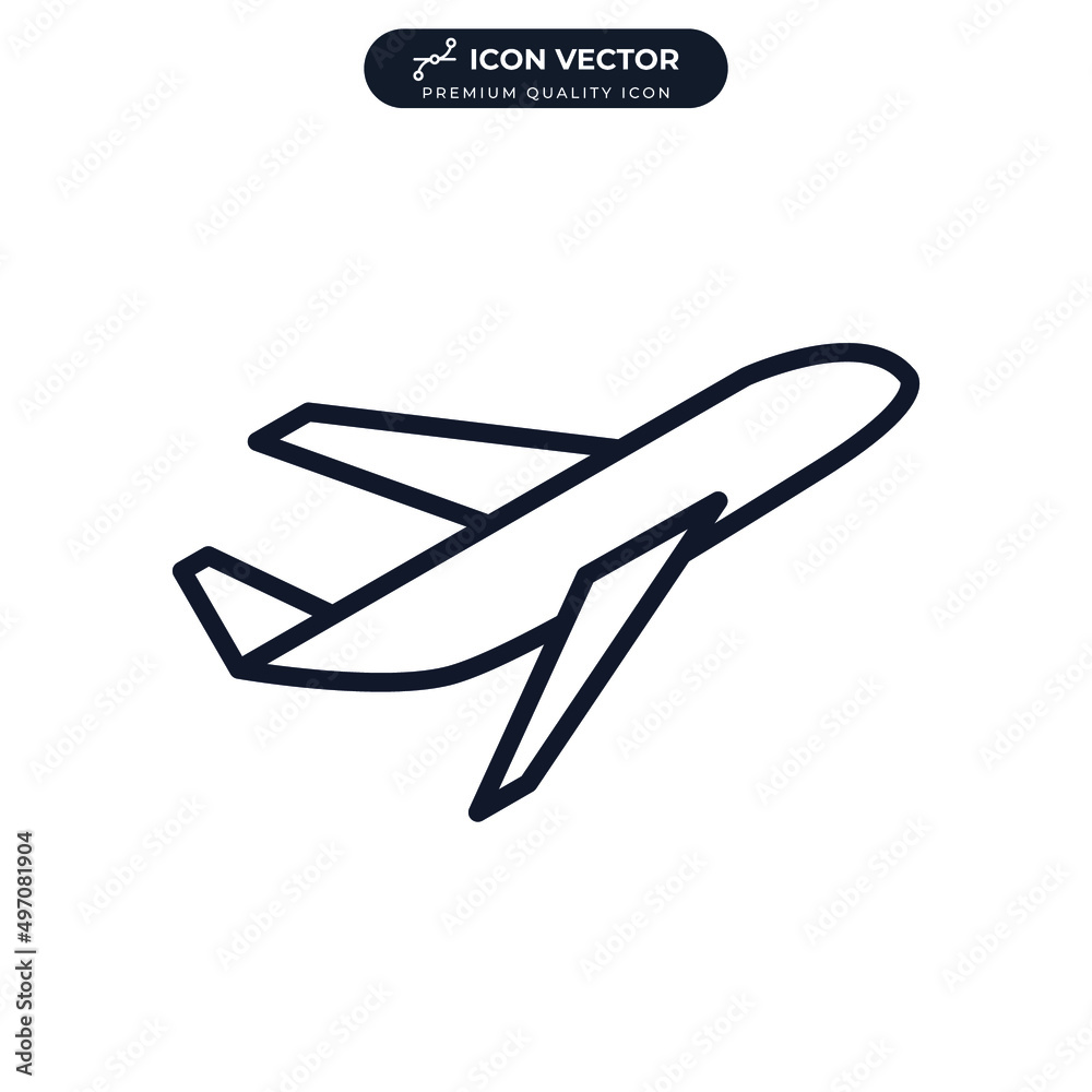 airplane icon symbol template for graphic and web design collection logo vector illustration airplane icon symbol template for graphic and web design collection logo vector illustration