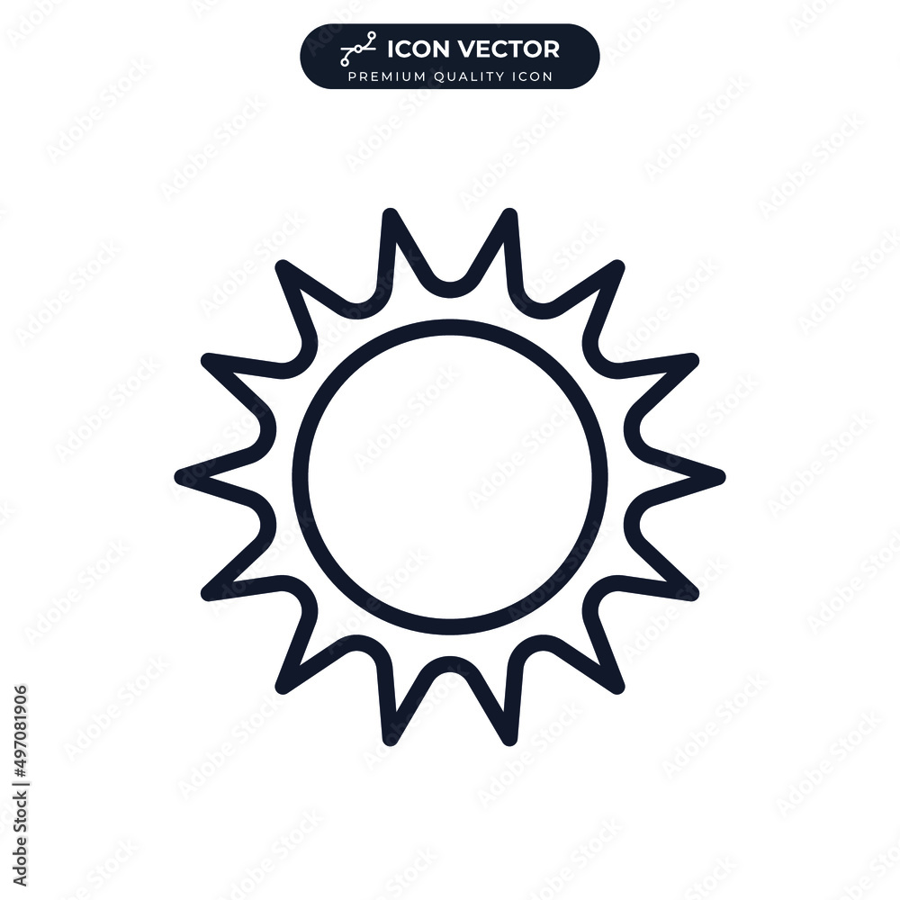 sun icon symbol template for graphic and web design collection logo vector illustration sun icon symbol template for graphic and web design collection logo vector illustration
