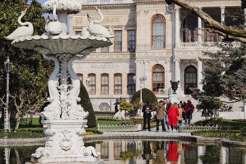 Dolmabahçe Palace of İstanbul in Turkey