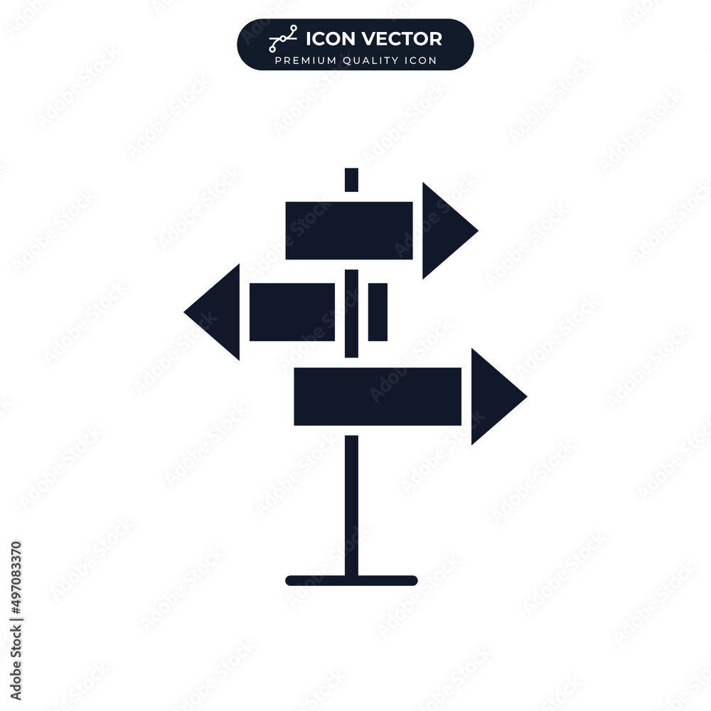 signpost icon symbol template for graphic and web design collection logo vector illustration signpost icon symbol template for graphic and web design collection logo vector illustration