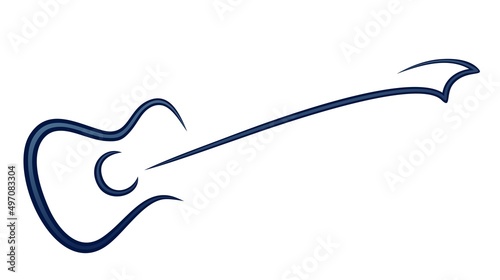 The Stylized Electric guitar symbol.