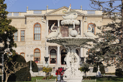 Dolmabahçe Palace of İstanbul in Turkey