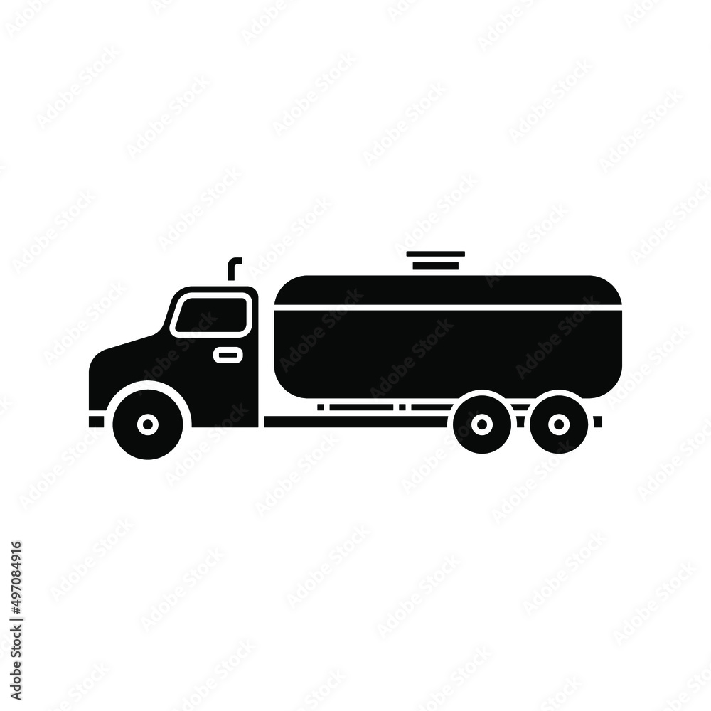 Tank truck icon. transport sign. vector illustration. Tank truck icon. transport sign. vector illustration.