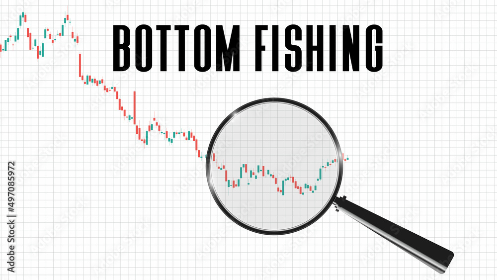 abstract background of bottom fishing stock market on white background abstract background of bottom fishing stock market on white background