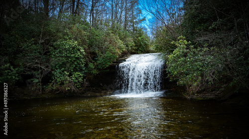 schoolhouse falls water fall in nc