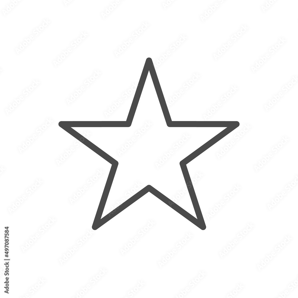 Star vector icon. Simple pictogram. Star vector icon. Simple pictogram.