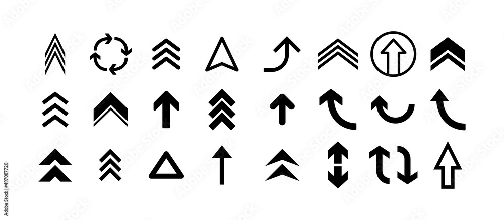 Arrows set. Arrow icon collection. Arrow flat style isolated. Stock vector. Set different arrows or web design. Arrows set. Arrow icon collection. Arrow flat style isolated. Stock vector. Set different arrows or web design.