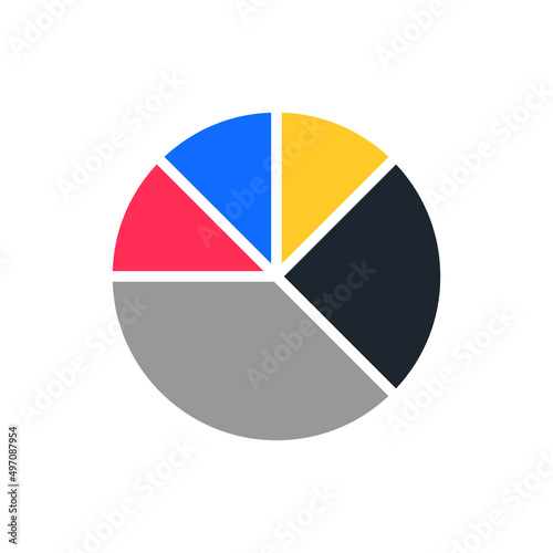 Free Download Icon business graph or chart diagram, Pie chart diagram icon. - GFXLoad