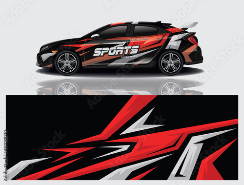 wrap car design template