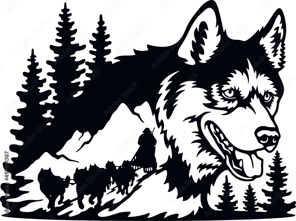 Wolf, Wolf Pack - Wildlife Stencils - Wolf Silhouette, Wildlife clipart ...