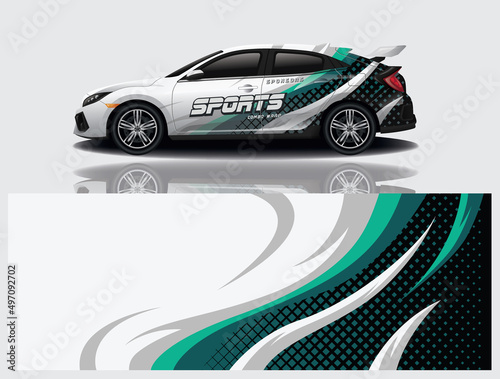 wrap car design template