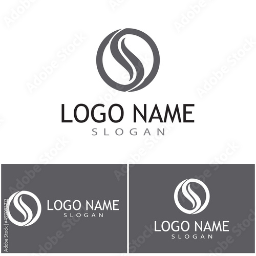 Business corporate S letter logo design vector