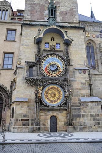 Zegar astronomiczny na praskim rynku, Czechy #497097730