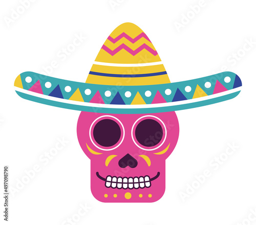mexican mariachi skull