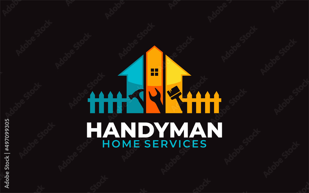 Illustration vector graphic of Construction, home repair, and Building Logo Design template-01