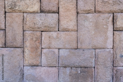 Stone wall.Horizontal and vertical.Background texture