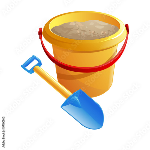 Beach Bucket And Spade