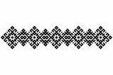 ancient slavic embroidery pattern. square seamless rhombuses. flat vector illustration.