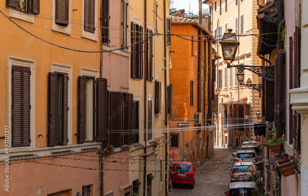 Trastevere Street and Apartments