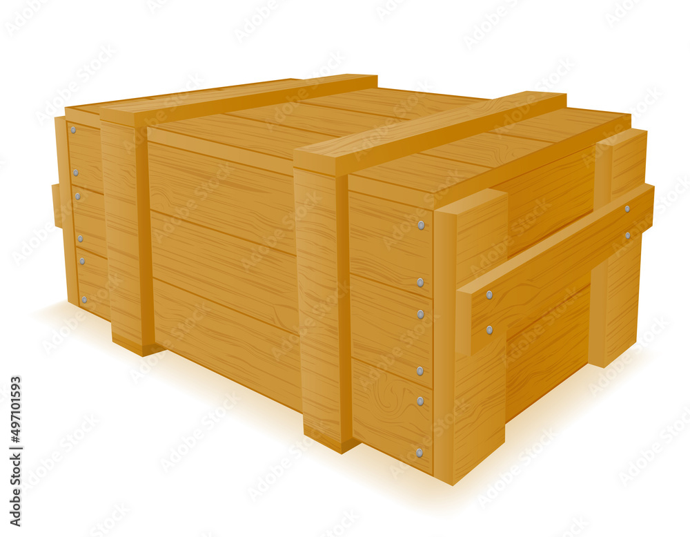 army-wooden-box-for-weapons-and-ammunition-vector-illustration-stock