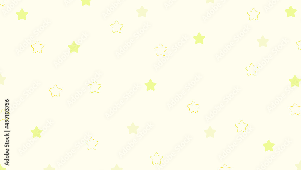 cute yellow star shape on yellow background, perfect for wallpaper, backdrop, postcard, background