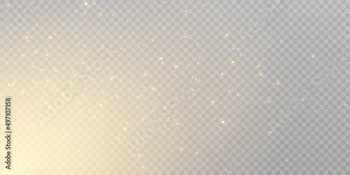 Soft bokeh and lights on a transparent background.Vector 10 eps