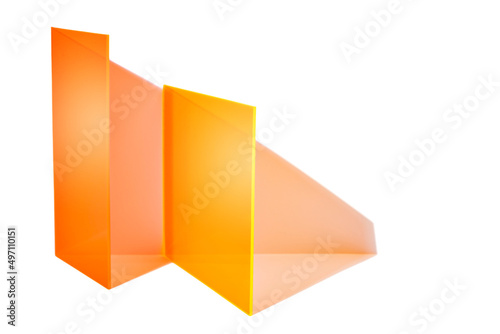 Free Download Stylish background for presentation with acrylic shape on white. - GFXLoad