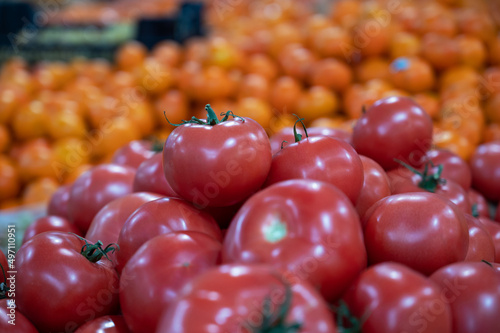 Assortment of fresh tomatoe...