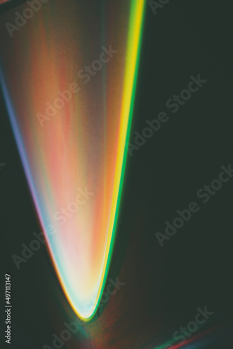 Wallpaper Mural Abstract image of colorful shapes of light against black background Torontodigital.ca