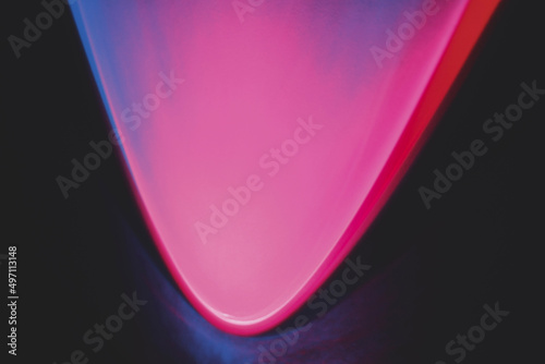 Wallpaper Mural Abstract image of colorful shapes of light against black background Torontodigital.ca