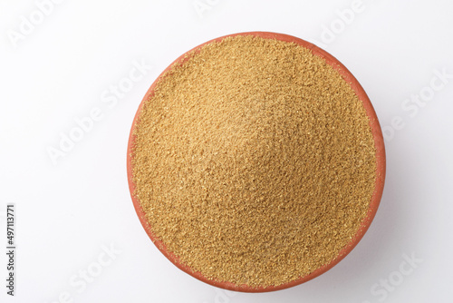 Indian spices, Coriander Powder or Dhaniya Powder with Coriander seeds