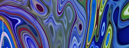 Abstract colorful marble ink colorful texture background pattern with wave shapes. Acrylic texture with marble pattern for making book cover, template, graphics design and web design.