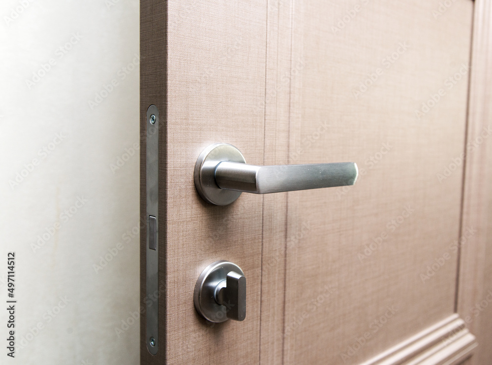 stylish doorknob and door in a design apartment stylish doorknob and door in a design apartment