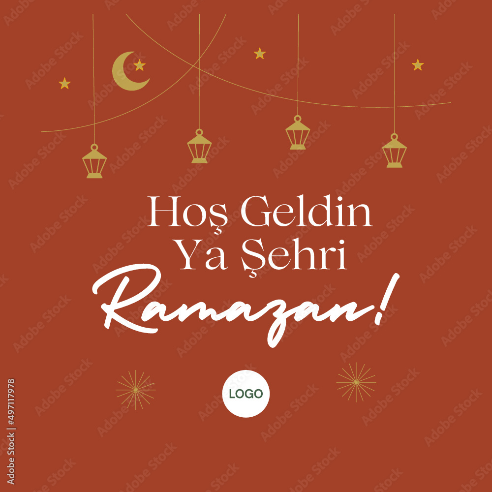 Naklejka premium Ramadan Illustration