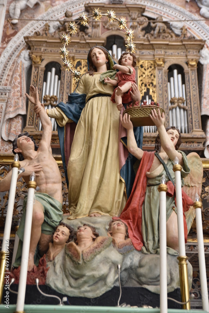 Vierge à l'enfant de l'Immacolata Concezione de Palerme. Sicile	