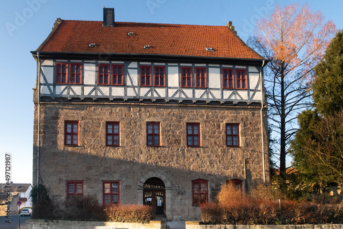 Medieval house in Bad Sooden Allendorf in Hesse, Germany photo