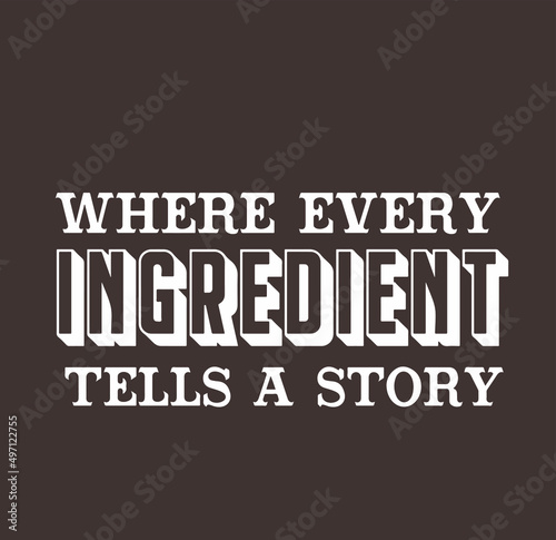 Restaurant or Hotel Business Tagline, Punchline, Slogan Typography Design, Restaurant Typography Poster, Typography t shirt design for Hotel staff