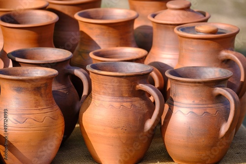 clay handmade kitchenware