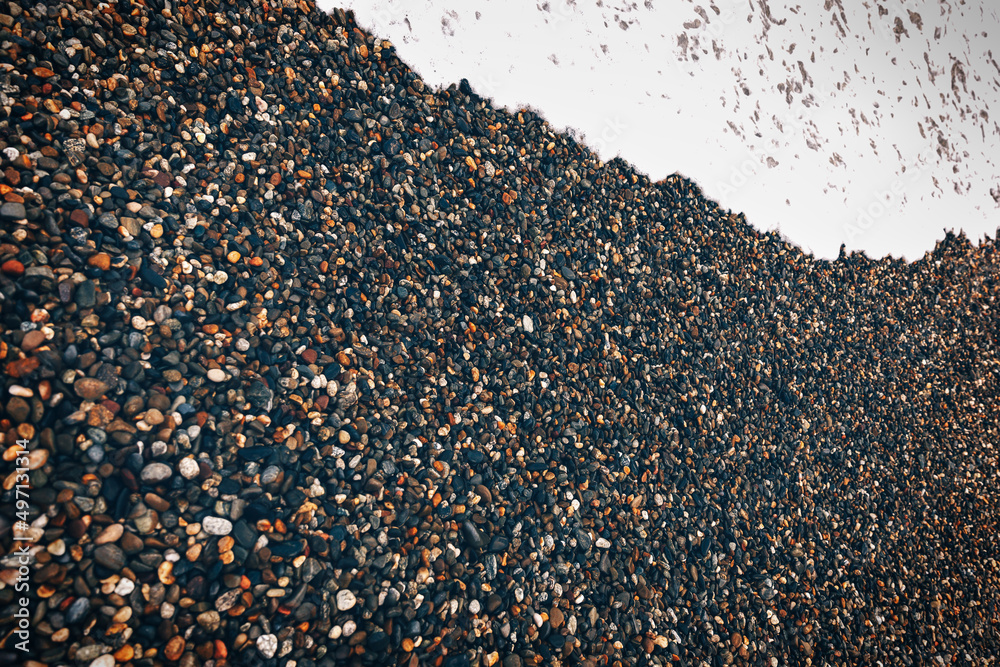 Pebbles on the beach