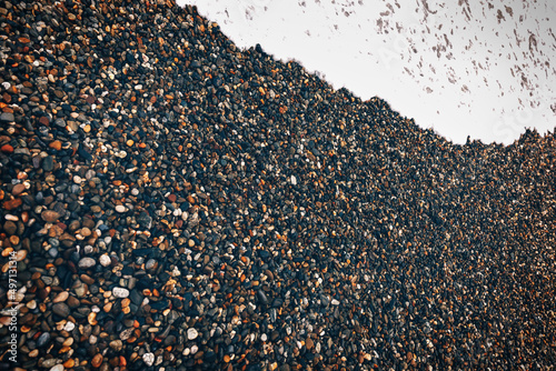Pebbles on the beach