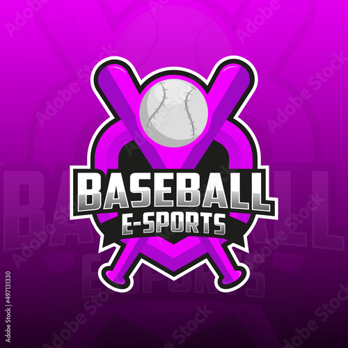Baseball Esports Logo Design