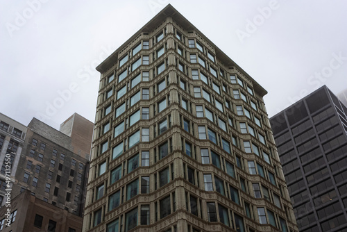 Top of an early office tower