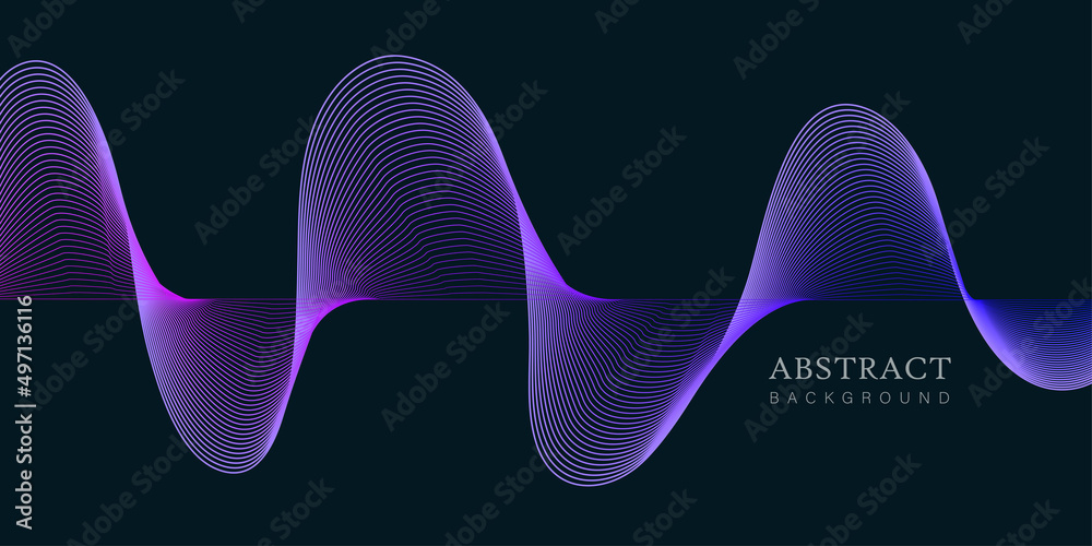 Vector technology abstract background with dynamic amorphous vector ...